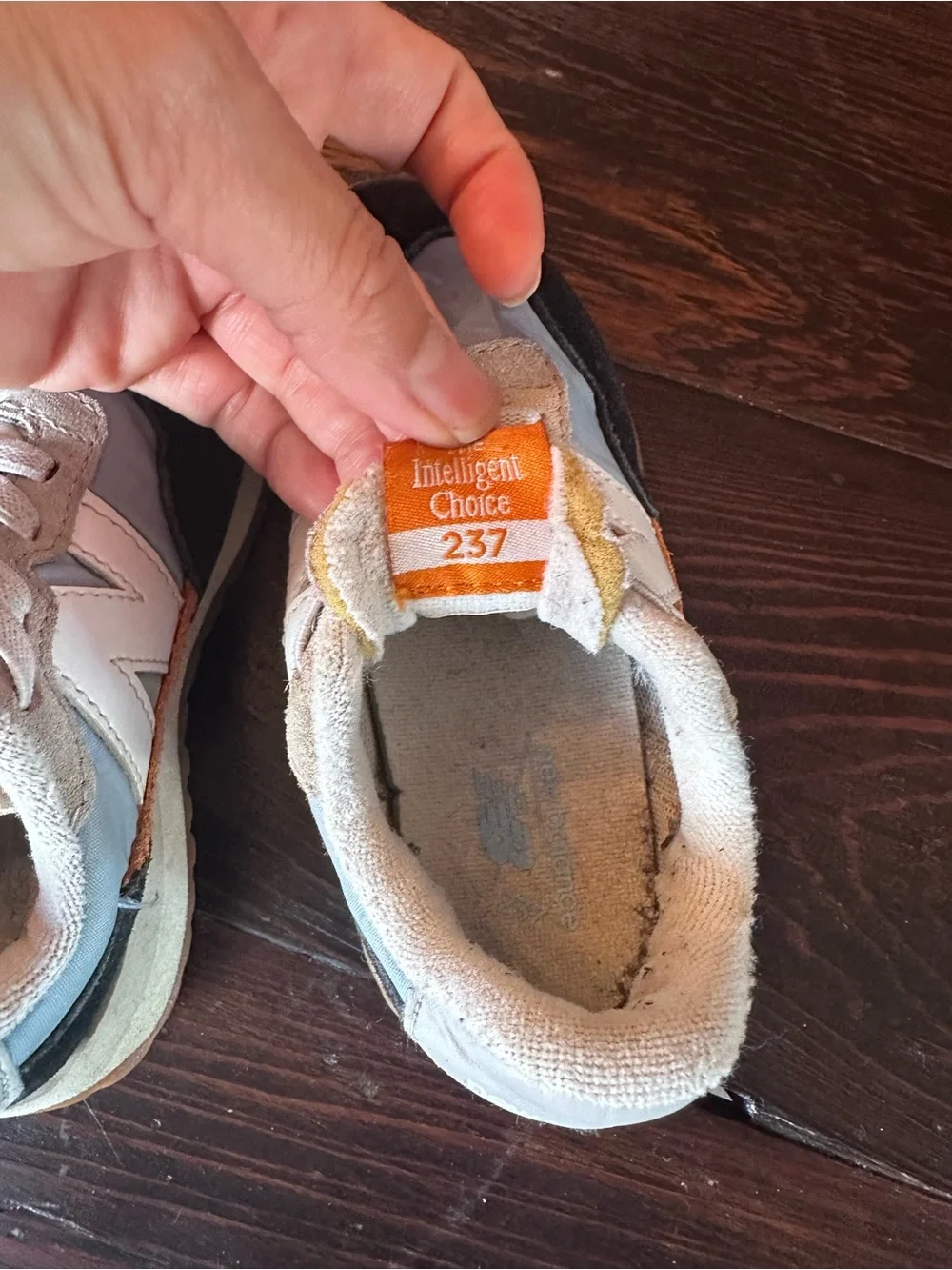 New Balance light blue